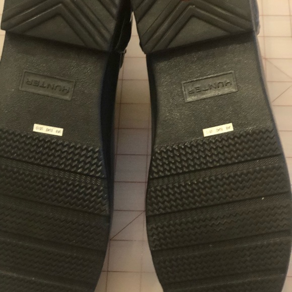 COPY - New Hunter ankle length rain boots charcoal in color. - Picture 5 of 5